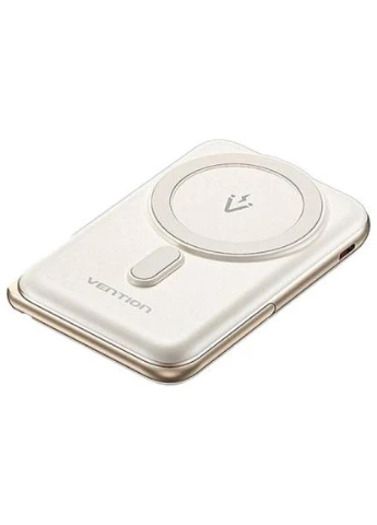УМБ Magnetic Wireless 10000mAh 20W PD USB-C In/Out, QI-15W White Vention (395712609)