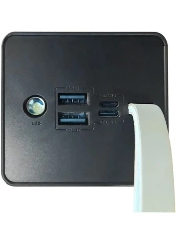 Внешний аккумулятор Tehno Bit TB701-60 60000mAh 2.4A 2 USB LED фонарь No Brand (298419152)