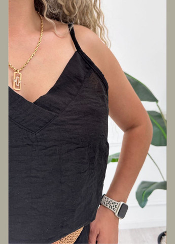 Жіночий літній костюм з льону майка + спідниця MonCher (338212553)