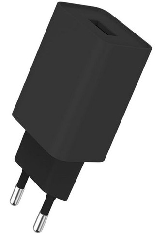 Сетевое зарядное устройство 1USB AUTO ID 2A (10W) + cable Lightning Black Colorway (301473081)