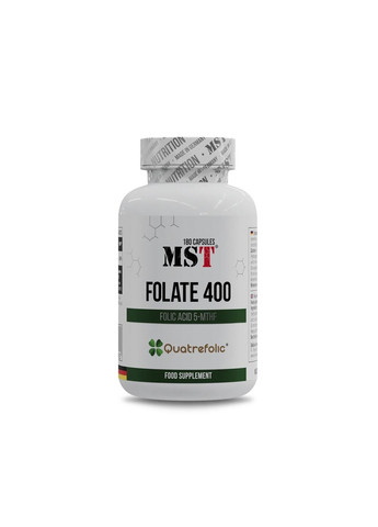 Вітаміни та мінерали Folate 400 Quatrefolic, 180 капсул MST (315870325)