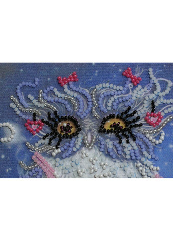 Набір для вишивання бісером "Сова з будильником" AM 102 15х15 см Abris Art (364129906)