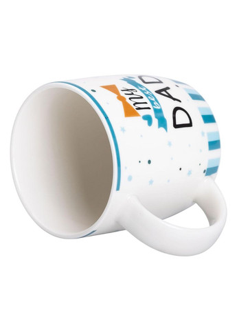 Чашка фарфоровая с надписями 450 (мл) My best dad RX-N240278MD Liling Rongxiang Ceramic (370974316)