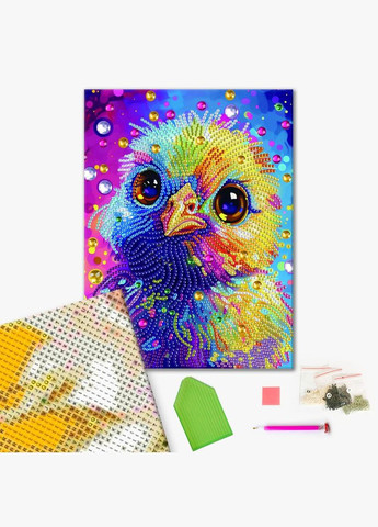 Алмазная мозаика Цветной птенец 25 х 25 BH033 Brushme (348359796)