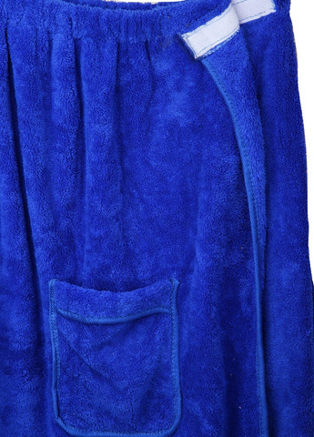 Набір (рушник, чалма) Mtp синій