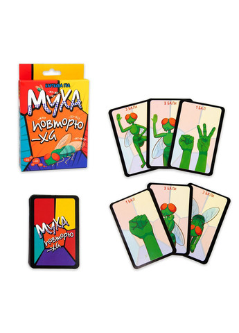 Игра карточная Strateg Муха повторюха (30380) Стратег (364114360)