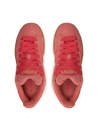 Женские кроссовки низкие кеды кампусы розового цвета adidas Campus 00s розовые демисезоны (364989039)