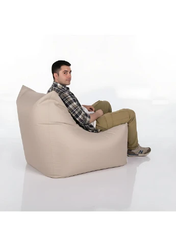 Лежак безкаркасний Oxford L (100x80 см) Світло-рожевий MrBean Лежак L (403254207)