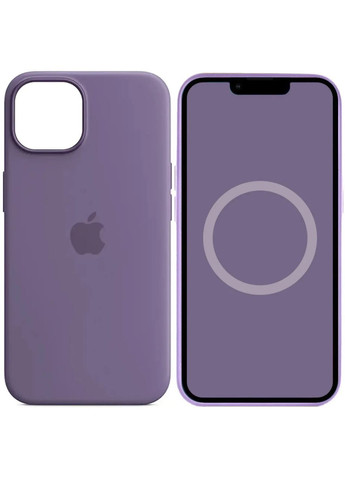 Чохол Silicone case (AAA) full with Magsafe and Animation для Apple iPhone 14 (6.1"), / Iris Epik (372689472)