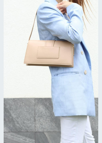 Женская сумка Jacquemus Le Bambino long beige, женская сумка брендовая сумка Жакмюс бежевого цвета No Brand (307925654)