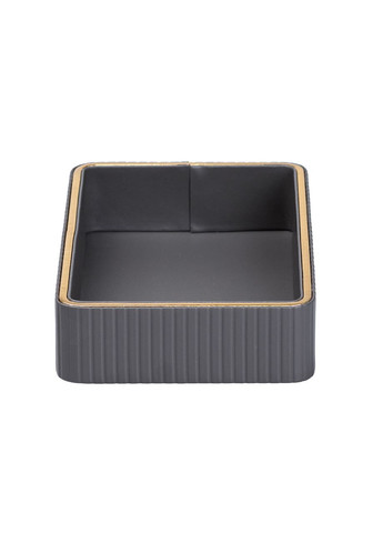 Салфетница на стол из эко-кожи 25 х 15.5 х 5 см Серый HP9900G TS Kitchen (370708015)