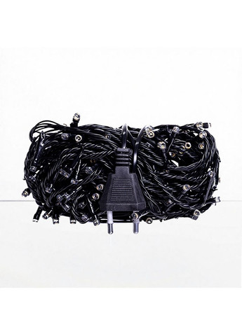 Новогодняя гирлянда комнатная нить 18 м 180 LED комнатная гирлянда черный провод Желтый свет W180LED18MBY Jooki (366037832)