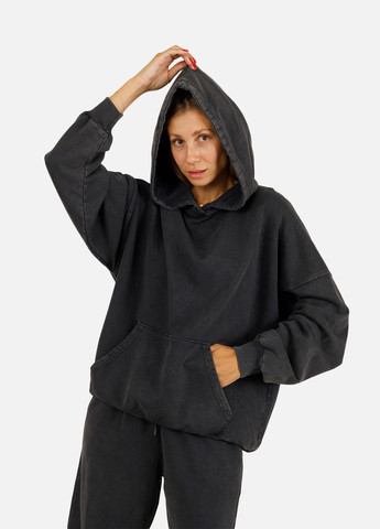 Женский худи цвет темно-серый CB-00257346 DEPPOT (309000655)