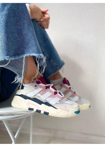 КРОСІВКИ ЖІНОЧІ ADIDAS NITEBALL BEIGE BORDO BLACK BLUE АДІДАС НАЙТБОЛ No Brand чорні демісезони (367177794)