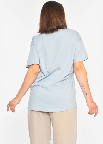 Футболка жіноча блакитного кольору Let's Shop - (305196820)