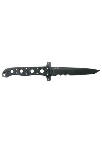 Ніж M16 Fixed black (M16-13FX) туристичний, для виживання, Veff Serrations™, G10 ручка, 118 мм клинок CRKT (395901342)
