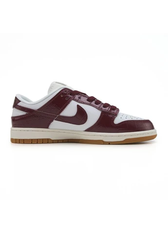 Червоні літні кросівки nike dunk low lx team red croc найк данк червоні No Brand