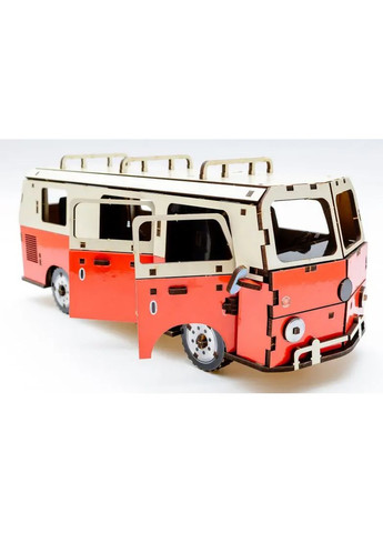 Дерев'яний конструктор Мікроавтобус Puz-00926 в асортименті 33x4.5x24 см PuzzleOK Дер7927 (370651405)