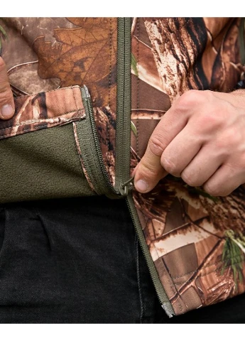 Маскирующая куртка Softshell Silver Knight Wood ветро- и влагозащитная с вентиляцией No Brand (361146129)