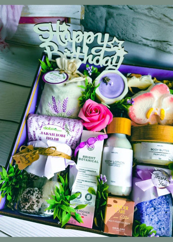 Spa-набір для дівчини Релакс і краса у подарунковій коробці для коханої дружини для мами для подруги для жінки No Brand (340535691)