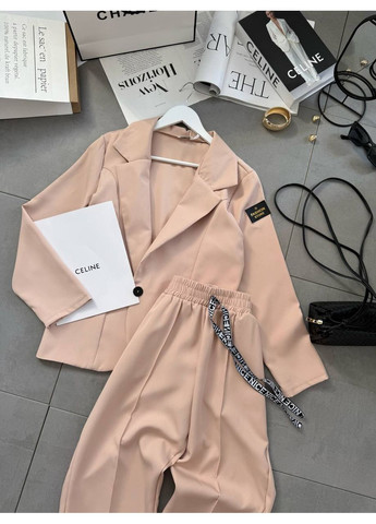 Костюм жіночий (піджак + брюки) — ЗАМІР В ОПИСІ DK/DL Мода без кордонів (370682747)