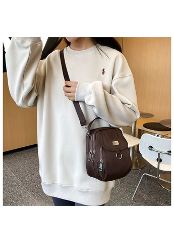 Жіноча маленька класична сумка 10649 крос-боді срібна фурнітура нейлон No Brand (366871885)