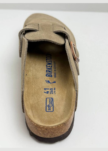 Замшеві шльопанці клоги Біркеншток Boston Birken Sb (347624225)