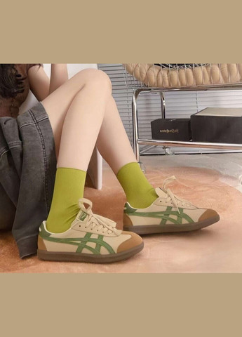 Бежеві всесезонні кросівки onitsuka tiger tokuten beige green - 1183c086-250 No Brand