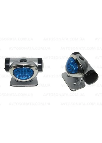 2шт. Підсвічування-ліхтар зовнішнє KL-26 2x7LED Blue овал (пара) As (400377496)