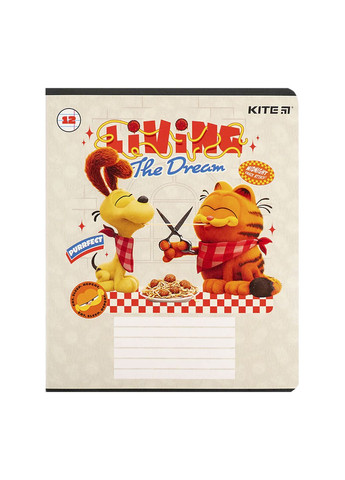 Тетрадь GF на 12 листов цвет разноцветный CB-00281160 Kite (343413476)