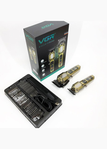 Тример для тіла чоловічий топ 2 в 1 V-600 V-900, Електрична машинка LI-591 для стрижки VGR (351486385)