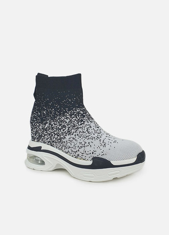 Жіночі чорно-білі кросівки з вологовідштовхувальним текстилю,,62911092бел-черб,37 Fashion чорні демісезони (281352869)