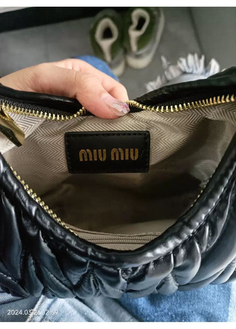 Женская сумка Miu miu 18121 черная No Brand (311277525)