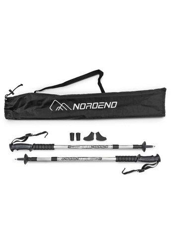 Трекінгові палиці Nordend сріблясті Hop-Sport (301865736)