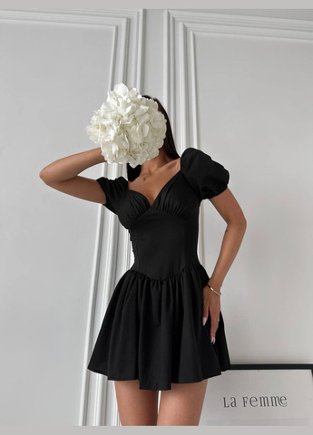 Комбинезон No Brand комбинезон-шорты однотонный чёрный повседневный, кэжуал трикотаж