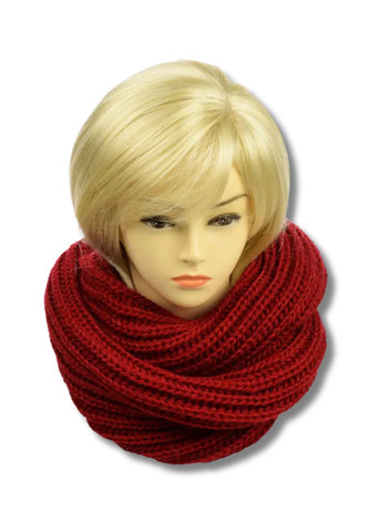 шапка + хомут - Барбара No Brand Жіночий зимовий комплект (353828263)