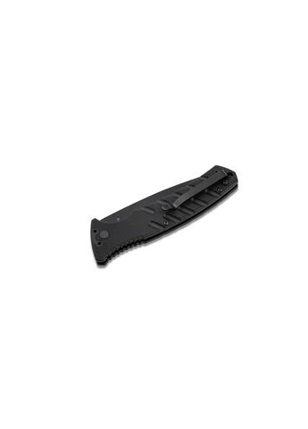Ніж Plus "Large Strike Grivory Black", чорний, тип замка - Button Lock, довжина клинка - 92 мм Boker (395596846)