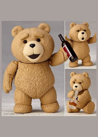 Фигурка Kaiyodo Revoltech мишка Тедди Третий лишний 2 Ted 2 - Teddy Action Figure 9 см movies Т2 Funko (317259999)