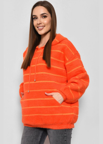 Худи женское альпака оранжевого цвета Let's Shop (282719401)