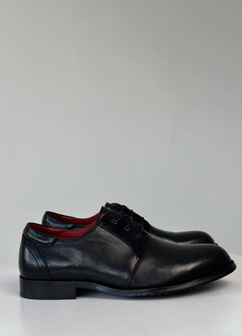 Черные классические туфли мужские деловые черные демисезонные Respect