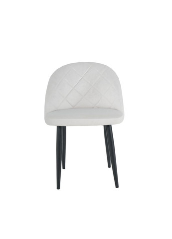 Стілець LULU чорний каркас/світло-сірий Intarsio (372178911)