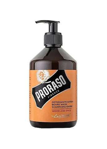 Шампунь для бороды Wood&Spice Beard Wash 500ml (588833-141983) Proraso (368664572)