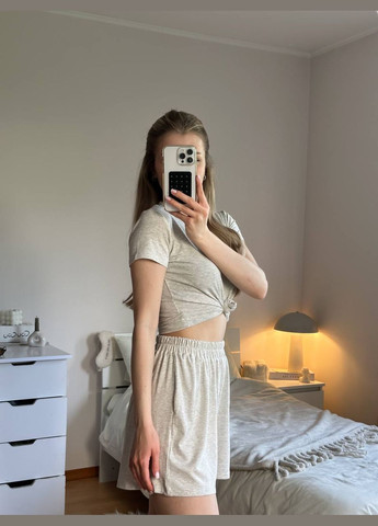 Базовый костюм штаны и рубашка Фисташковый, S Luna (339974294)