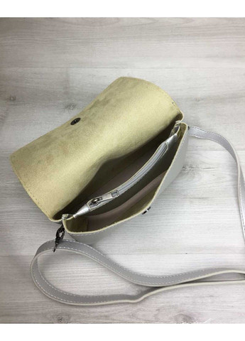 Жіноча сумка клатч "Келлі" срібло WeLassie (315688638)