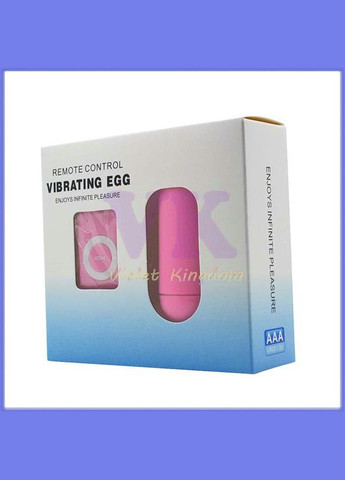 Жовте віброяйце з вагінальним лубрикантом і пультом управління No Brand (340914232)