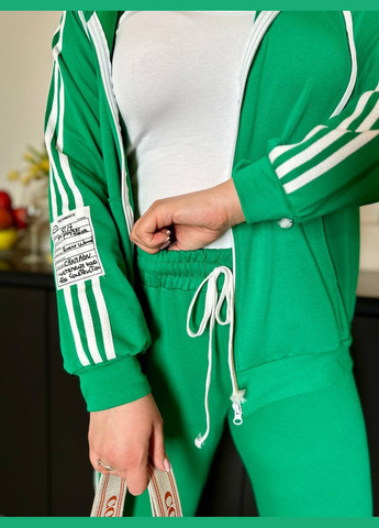 Женский прогулочный костюм двойка цвет зеленый трава р.58/60 452131 New Trend (285710890)