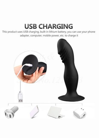 Анальний вібратор для масажу простати з пультом дистанційного управління JEUSN YUNMAN (306854909)