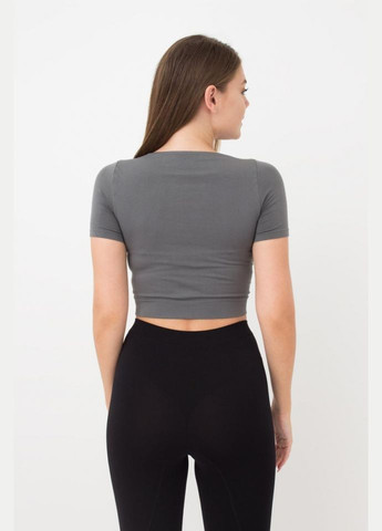 Топ женский бесшовный с коротким рукавом и круглым вырезом Giulia CROP T-SHIRT (296470335)