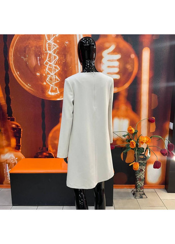 Бежевое кэжуал платье j.london вискоза длинный рукав карманы 44 бежевая J. London