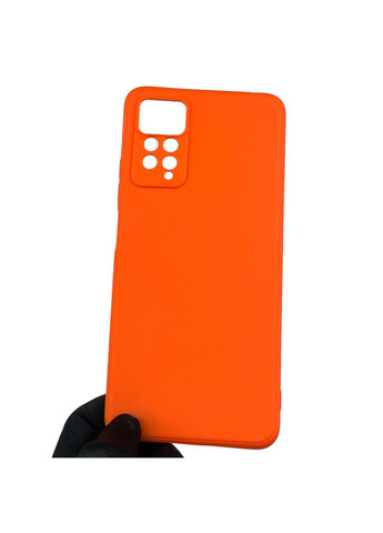 Чехол для Redmi Note 12 Pro 4G с квадратными гранями с защитой камеры сяоми нот 12 про 4г оранжевый Xiaomi (366023373)